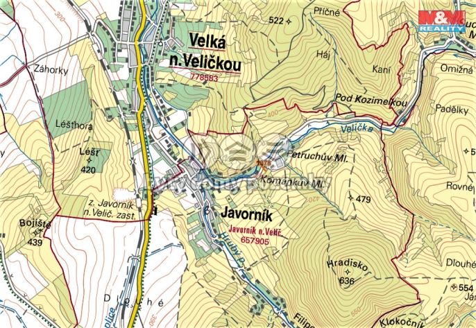 Prodej, Pole, Javorník