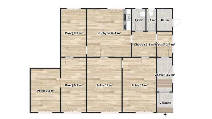 Prodej, Rodinný dům, Rostoklaty