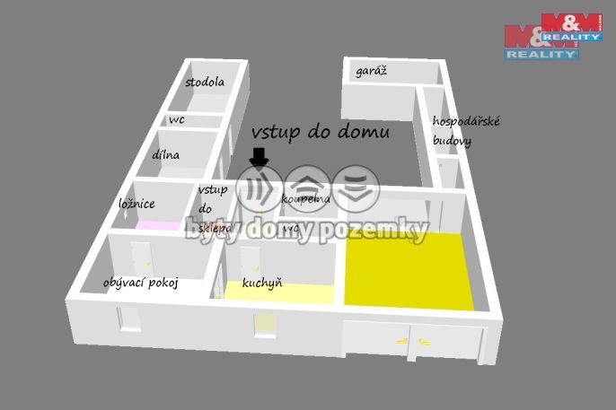 Prodej, Rodinný dům, Vinaře