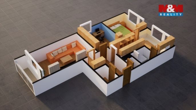 Prodej, Byt 3+1, Turnov