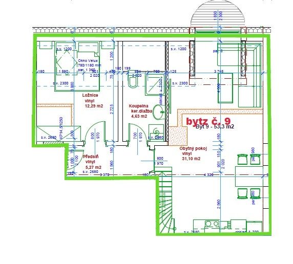 Pronájem, Byt 2+kk, Mariánské Lázně