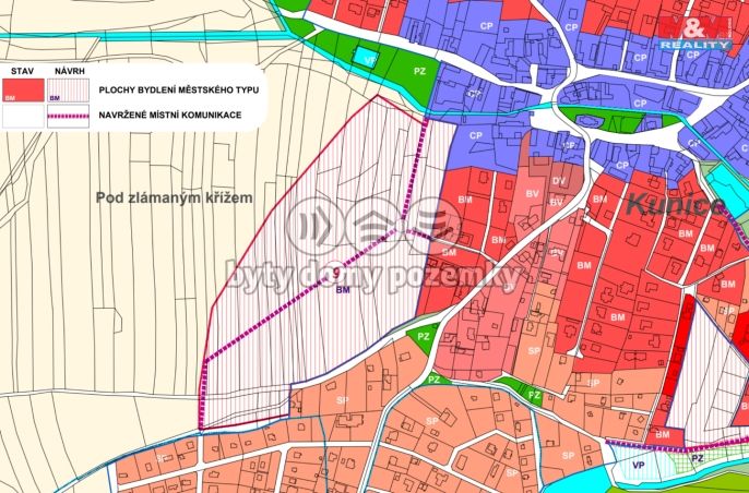 Prodej, Pole, Kunice