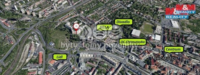 Prodej, Byt 3+1, Chomutov