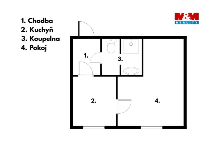 Prodej, Byt 1+1, Olomouc