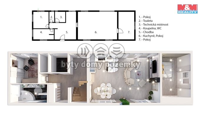 Prodej, Pozemek k bydlení, Vlastějovice