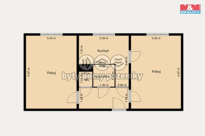 Pronájem, Byt 2+1, Habartov