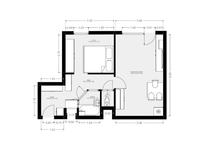 Prodej, Byt 2+kk, Týn nad Vltavou