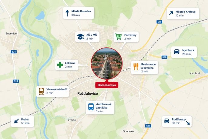 Prodej, Rodinný dům, Rožďalovice