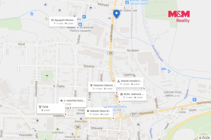 Pronájem, Byt 2+1, Moravská Třebová
