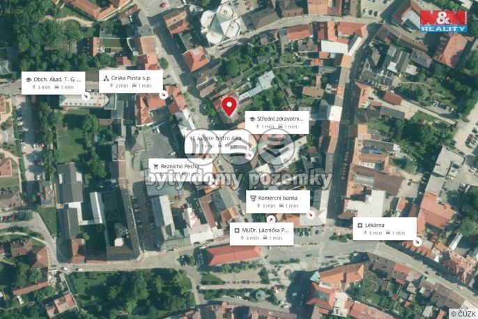 Pronájem, Obchod a služby, Jindřichův Hradec