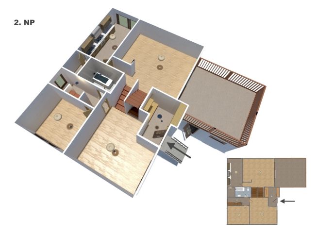 Prodej, Rodinný dům, Horní Branná