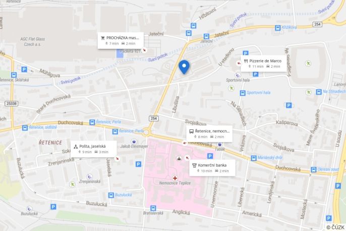 Prodej, Obchod a služby, Teplice