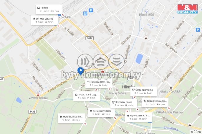 Prodej, Byt 3+kk, Hlinsko