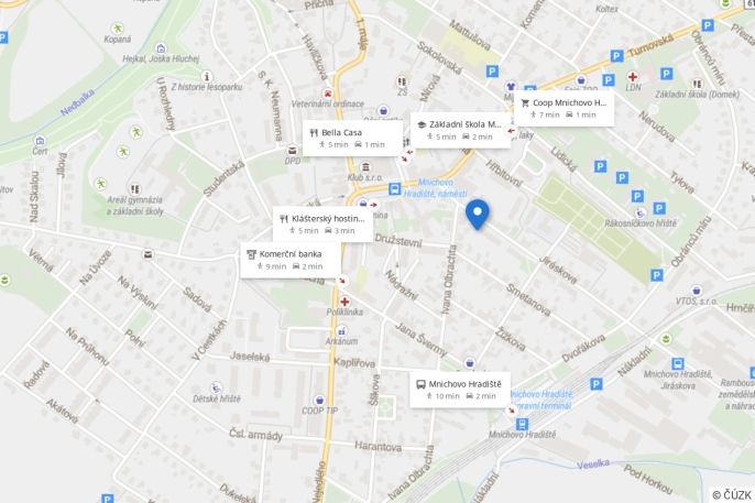 Pronájem, Byt 3+1, Mnichovo Hradiště