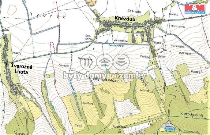 Prodej, Pole, Kněždub