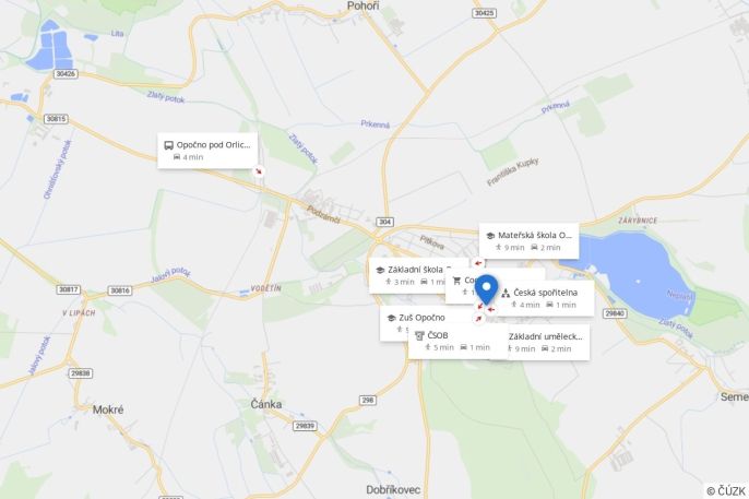 Pronájem, Byt 2+kk, Opočno