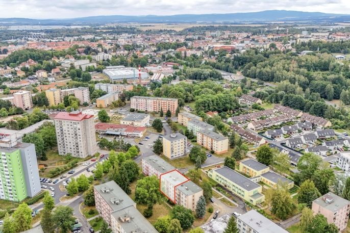 Pronájem, Byt 3+1, Cheb