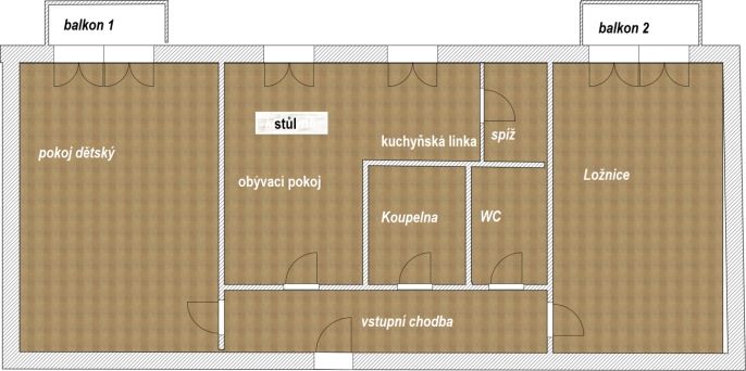 Prodej, Byt 3+kk, Třebechovice pod Orebem