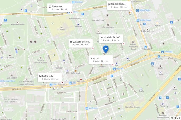 Pronájem, Byt 3+1, Praha