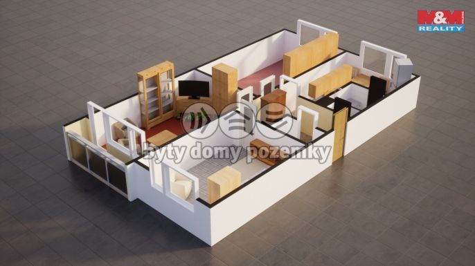 Prodej, Byt 3+1, Děčín