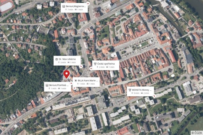 Pronájem, Obchod a služby, Beroun