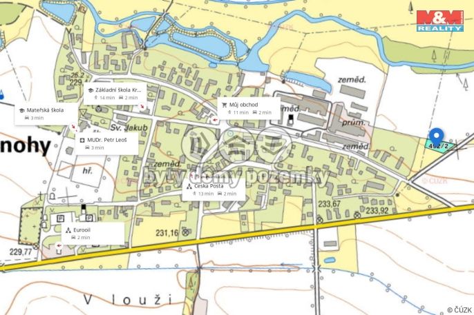 Prodej, Pozemek k bydlení, Kratonohy