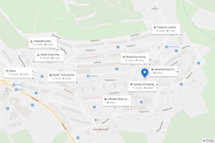 Pronájem, Byt 2+kk, Ústí nad Labem