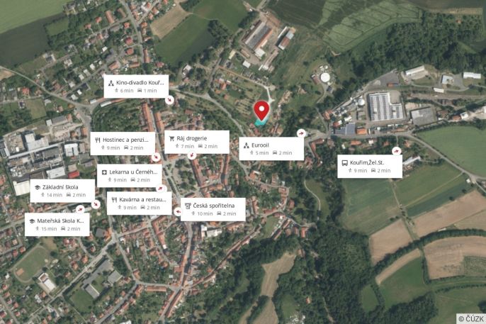 Prodej, Pozemek k bydlení, Kouřim