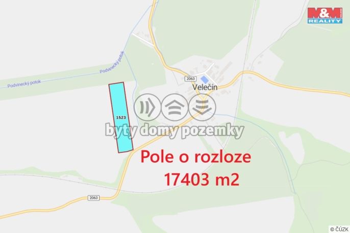 Prodej, Pole, Velečín