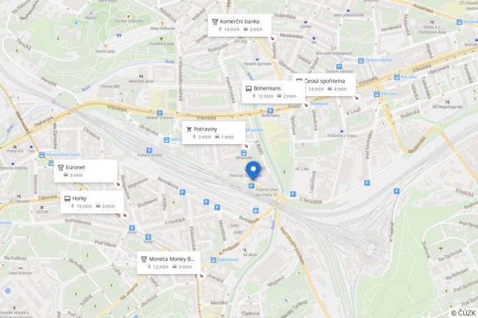 Pronájem, Byt 1+kk, Praha