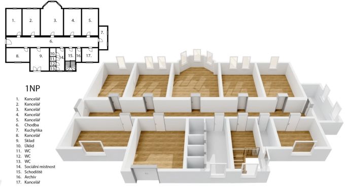 Prodej, Kancelářský prostor, Ostrava