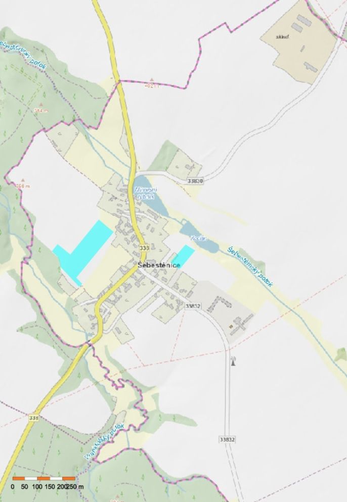 Prodej, Pole, Šebestěnice