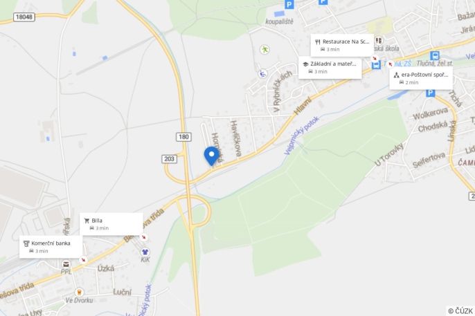 Pronájem, Byt 2+kk, Tlučná