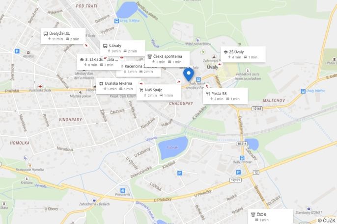 Pronájem, Obchodní objekt, Úvaly