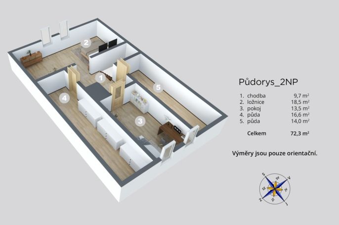 Prodej, Rodinný dům, Nový Oldřichov