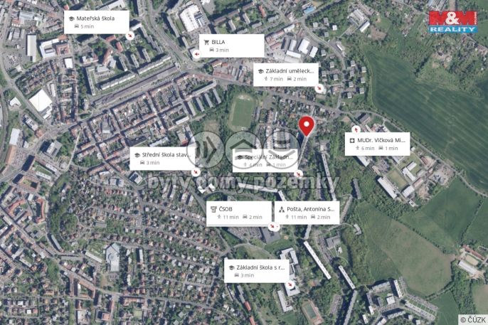 Prodej, Byt 2+kk, Teplice