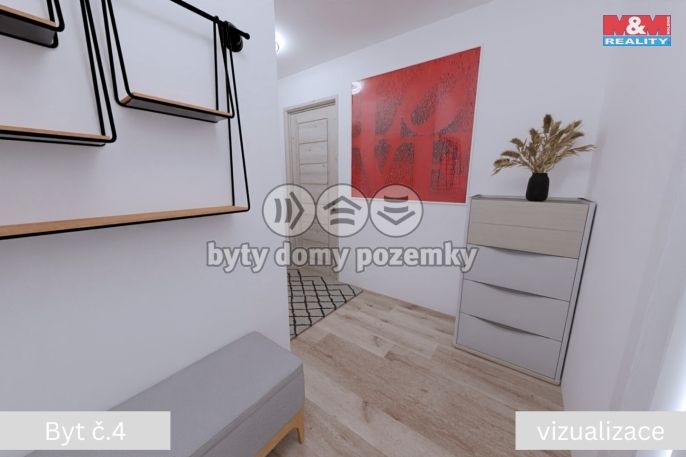 Prodej, Byt 2+kk, Žleby