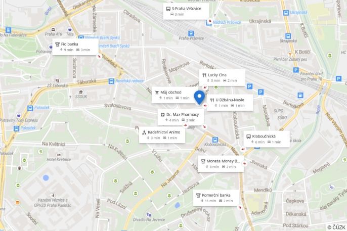 Pronájem, Byt 1+kk, Praha