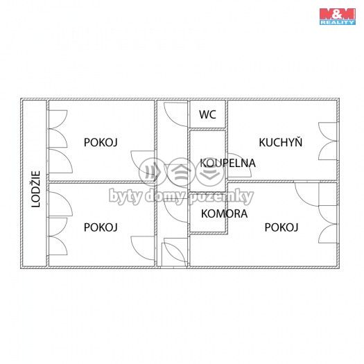 Prodej, Byt 3+1, Krupka