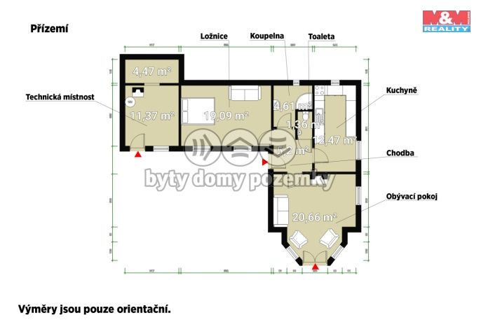 Prodej, Rodinný dům, Zlatá Koruna