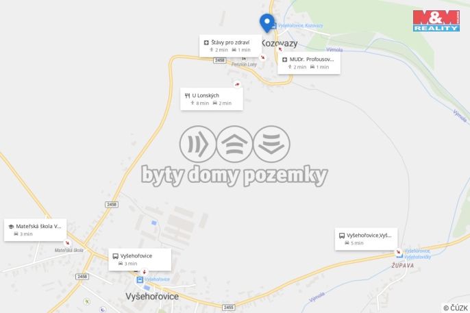 Prodej, Rodinný dům, Vyšehořovice