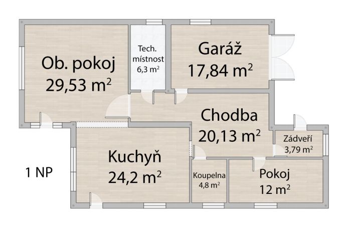 Prodej, Rodinný dům, Zruč-Senec