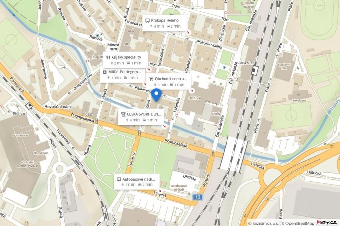 Prodej, Obchod a služby, Děčín