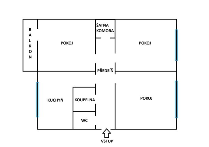 Prodej, Byt 3+1, Orlová