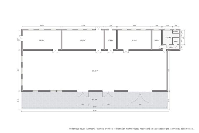 Pronájem, Výrobní objekt, Domažlice