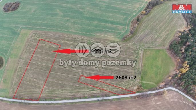 Prodej, Pole, 12605 m², Předhradí