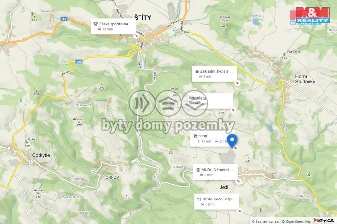 Prodej, Pole, Jedlí