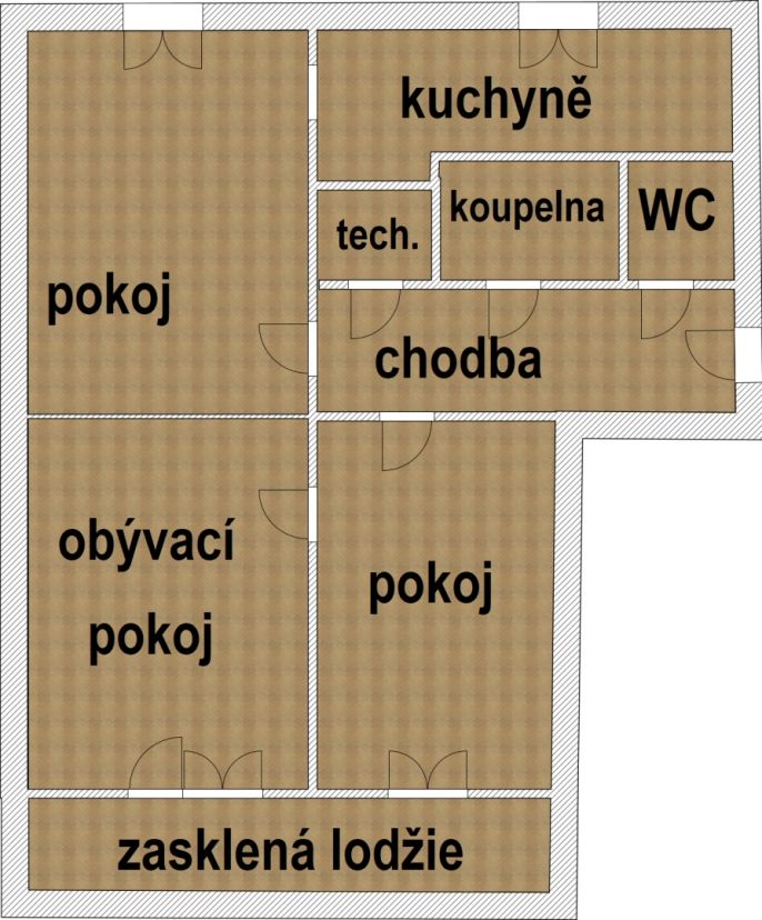 Prodej, Byt 3+kk, Broumov