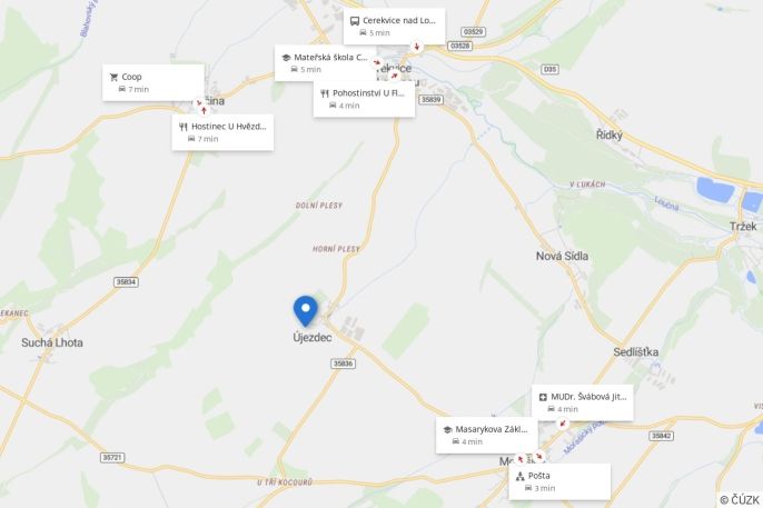 Prodej, Rodinný dům, Újezdec