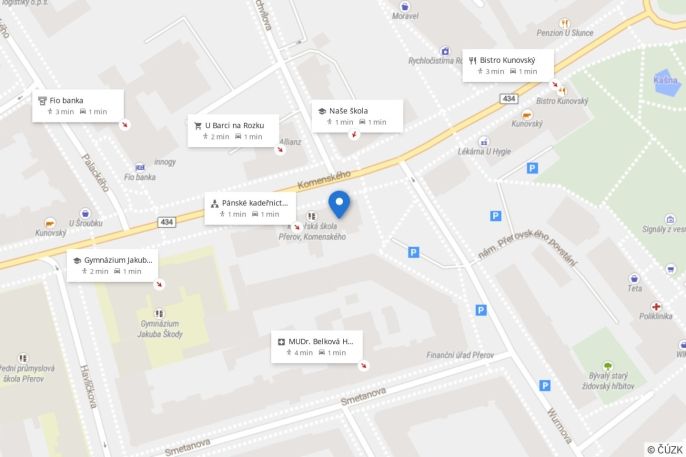 Pronájem, Byt 1+kk, Přerov